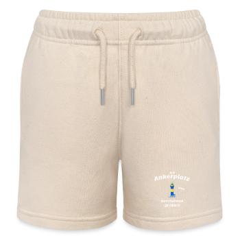 Alter Leuchtturm Eckernförde, Ankerplatz - Kinder Organic Joggingshorts Mini Bolter von Stanley/Stella - Natur - Vorne