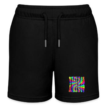 WEINLESE - Kinder Organic Joggingshorts Mini Bolter von Stanley/Stella - Schwarz - Vorne
