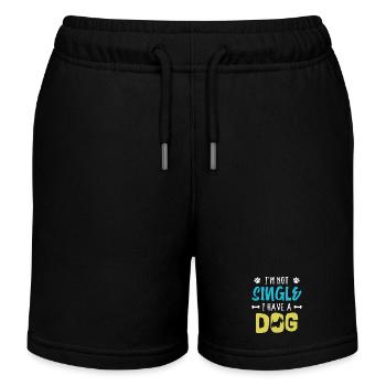 Déclaration de chien Animal préféré Animaux de compagnie Animaux - Short de jogging enfant bio Stanley/Stella - noir - Devant