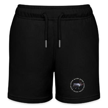 BLITZEN - Kinder Organic Joggingshorts Mini Bolter von Stanley/Stella - Schwarz - Vorne