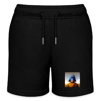 Surreal 10 - Kids Organic Sweat Shorts by Stanley/Stella - black - Front