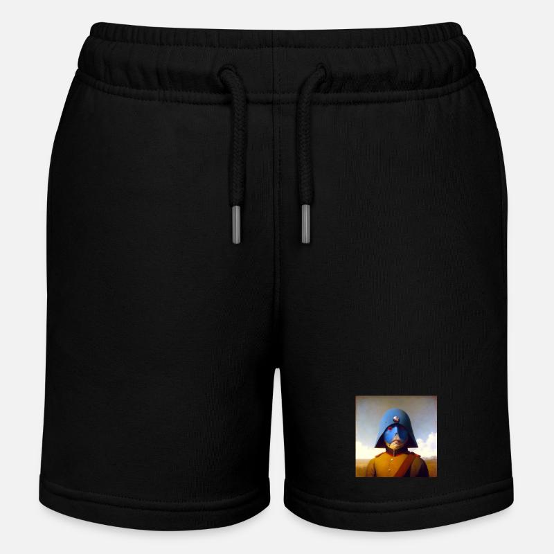 Surreal 10 - Kinder Organic Joggingshorts Mini Bolter von Stanley/Stella - Schwarz