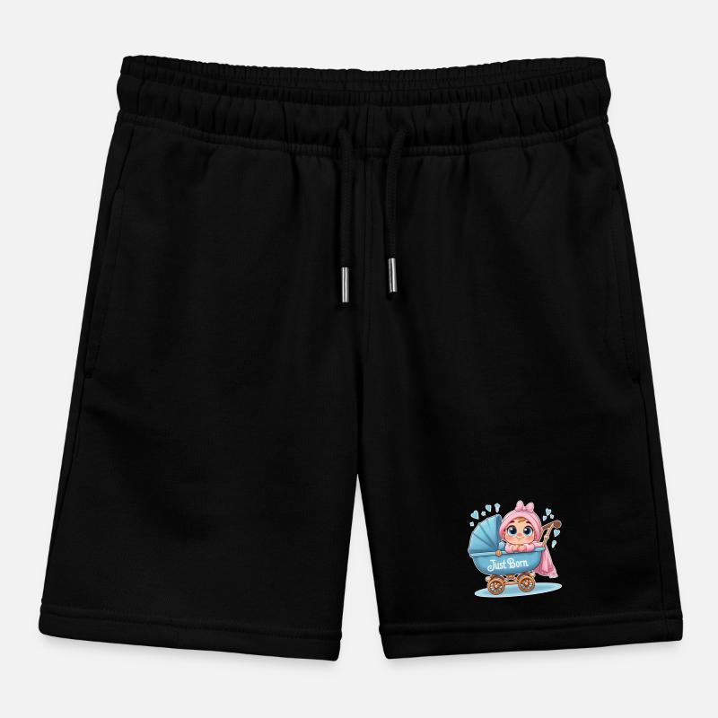 Just Born Kids Organic Sweat Shorts by Stanley/Stella