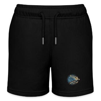 Spätzle mit Soß' - Kinder Organic Joggingshorts Mini Bolter von Stanley/Stella - Schwarz - Vorne
