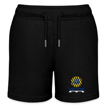 Loir et cher - Short de jogging enfant bio Stanley/Stella - noir - Devant