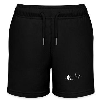 Wakeboard Stunt Kitesurfer Surfen Wassersport - Kinder Organic Joggingshorts Mini Bolter von Stanley/Stella - Schwarz - Vorne