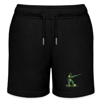 Surfing Wassersport Wakeboard Surfboard Wasserski - Kinder Organic Joggingshorts Mini Bolter von Stanley/Stella - Schwarz - Vorne