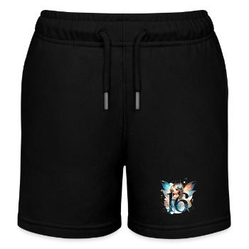 16 ans fée elfe mignon cadeau d’anniversaire - Short de jogging enfant bio Stanley/Stella - noir - Devant