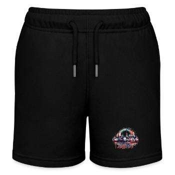Tallinn Hauptstadt Estland Baltikum Geschenk - Kinder Organic Joggingshorts Mini Bolter von Stanley/Stella - Schwarz - Vorne