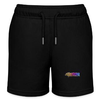 Graffiti Street Art Sprayer Zeichnen Illustration - Kinder Organic Joggingshorts Mini Bolter von Stanley/Stella - Schwarz - Vorne