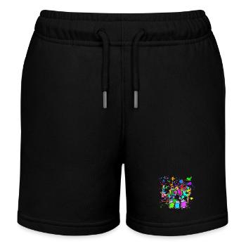 Wildstyle Graffiti Spray Can Pulvérisateur Street Art - Short de jogging enfant bio Stanley/Stella - noir - Devant