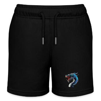 Dragon (02) - Short de jogging enfant bio Stanley/Stella - noir - Devant