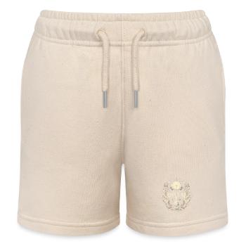 Er ist Auferstanden Kreuz & Licht - Kinder Organic Joggingshorts Mini Bolter von Stanley/Stella - Natur - Vorne