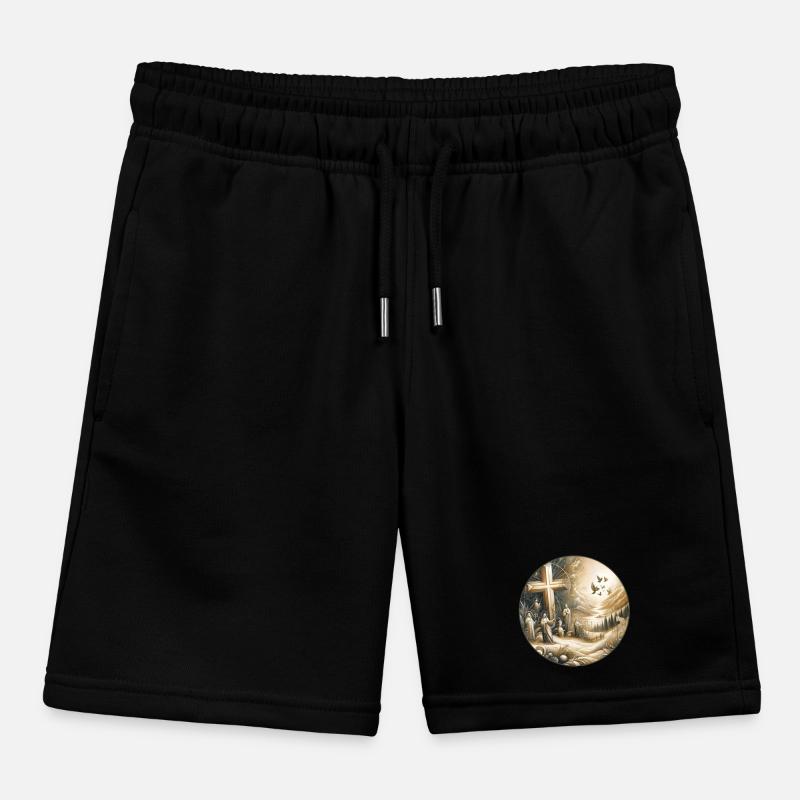 Croix de la Foi Short de jogging enfant bio Stanley/Stella