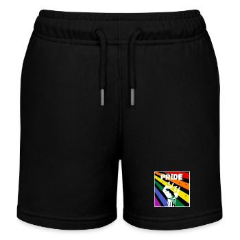 ORGUEIL - Short de jogging enfant bio Stanley/Stella - noir - Devant