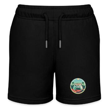 Jeu - Short de jogging enfant bio Stanley/Stella - noir - Devant