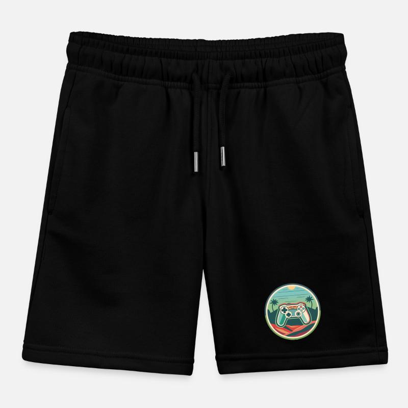 Gaming Kids Organic Sweat Shorts by Stanley/Stella
