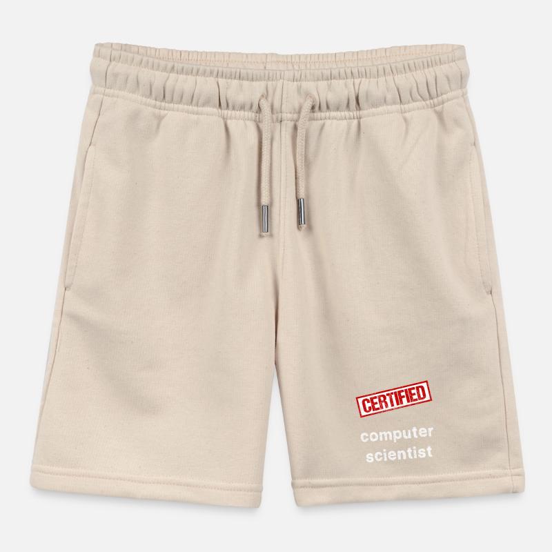 Computer scientist Kids Organic Sweat Shorts by Stanley/Stella