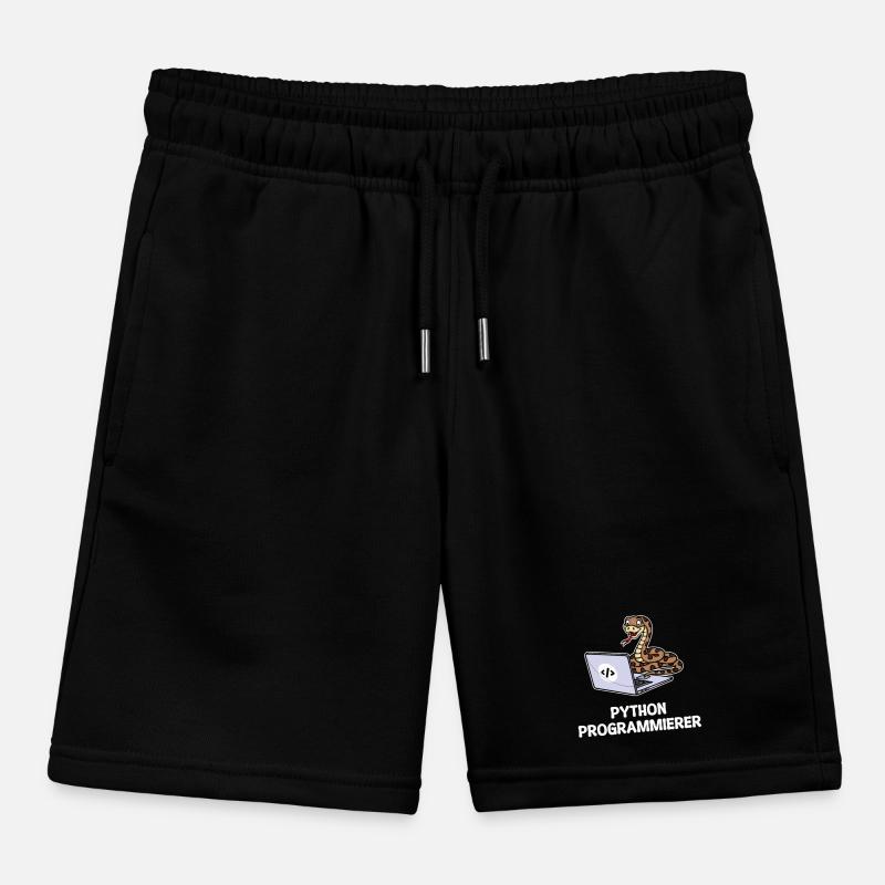 Developer Coden Statement Computer Programmer Kids Organic Sweat Shorts by Stanley/Stella
