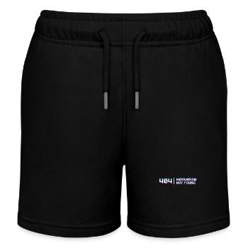 Developer Coden Skripting Lustige Sprüche Debug - Kinder Organic Joggingshorts Mini Bolter von Stanley/Stella - Schwarz - Vorne