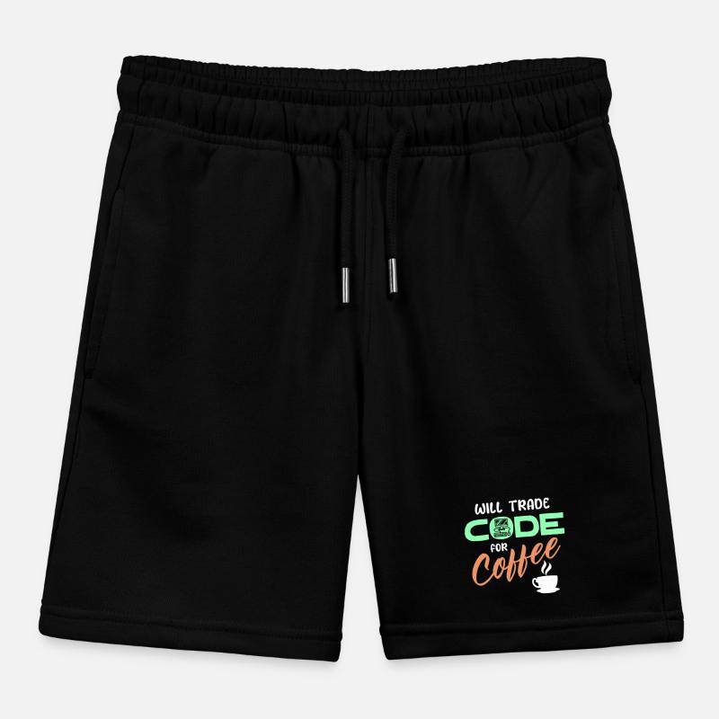 Programmierer Developer Code Statement Computer Kinder Organic Joggingshorts Mini Bolter von Stanley/Stella