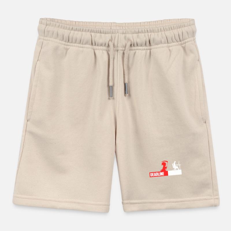 Computergeek Developer Coden Statement Scripting Kids Organic Sweat Shorts by Stanley/Stella