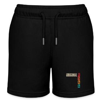 Vintage 1966 - Kinder Organic Joggingshorts Mini Bolter von Stanley/Stella - Schwarz - Vorne