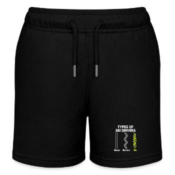Wintersaison Statement Schifahren Wintersport - Kinder Organic Joggingshorts Mini Bolter von Stanley/Stella - Schwarz - Vorne