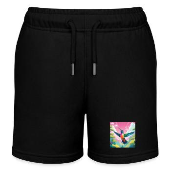Colibri - Short de jogging enfant bio Stanley/Stella - noir - Devant