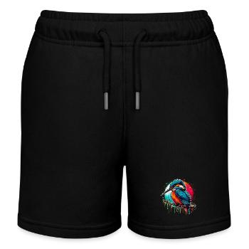 Martin-pêcheur - Short de jogging enfant bio Stanley/Stella - noir - Devant