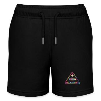 Attention Girls Trip en cours - Short de jogging enfant bio Stanley/Stella - noir - Devant
