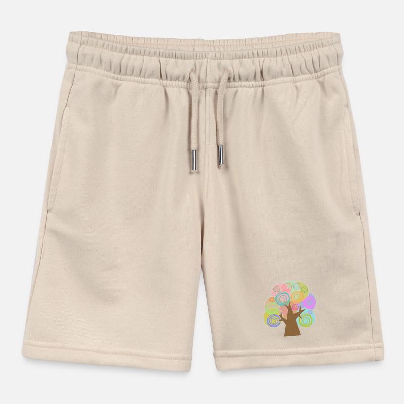 Tree Minimalist Kids Organic Sweat Shorts by Stanley/Stella