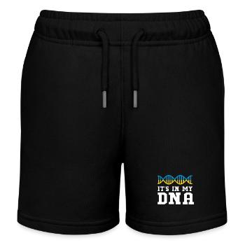 Ukraine - Kinder Organic Joggingshorts Mini Bolter von Stanley/Stella - Schwarz - Vorne