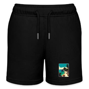 Ko Tao Thaïlande Affiche de voyage thaïlandaise Souvenir WPA - Short de jogging enfant bio Stanley/Stella - noir - Devant