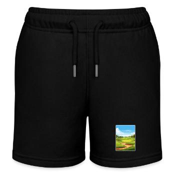 Southern Hills Country Club Golfplatz Reisen WPA - Kinder Organic Joggingshorts Mini Bolter von Stanley/Stella - Schwarz - Vorne