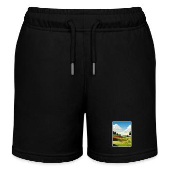 Southern Hills Country Club Golfplatz Reisen WPA - Kinder Organic Joggingshorts Mini Bolter von Stanley/Stella - Schwarz - Vorne