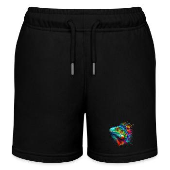 Iguane - Short de jogging enfant bio Stanley/Stella - noir - Devant