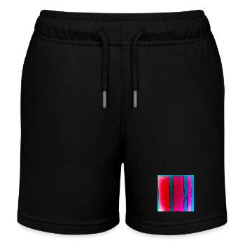 Artistic grout - Kids Organic Sweat Shorts by Stanley/Stella - black - Front