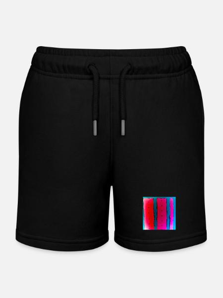 Coulis artistique - Short de jogging enfant bio Stanley/Stella - noir