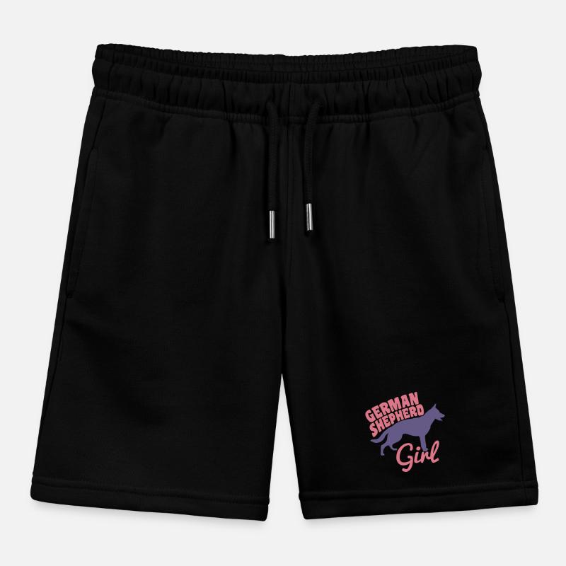 Schäferhund Mädchen Kinder Organic Joggingshorts Mini Bolter von Stanley/Stella