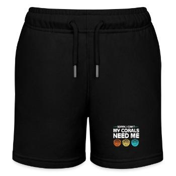 Aquariophile d’aquarium - Short de jogging enfant bio Stanley/Stella - noir - Devant