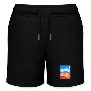 Great Sand Dunes Nationalpark Colorado Reisen WPA - Kinder Organic Joggingshorts Mini Bolter von Stanley/Stella - Schwarz - Vorne