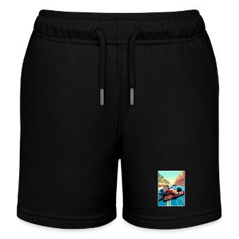 Abu Dhabi Circuit Motorsport Race Emirats Arabes Unis Travel Card - Short de jogging enfant bio Stanley/Stella - noir - Devant
