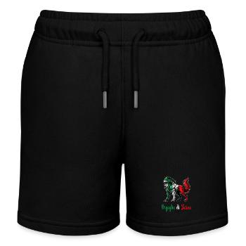 Drapeau de la fierté de Turin (Italie) - Short de jogging enfant bio Stanley/Stella - noir - Devant