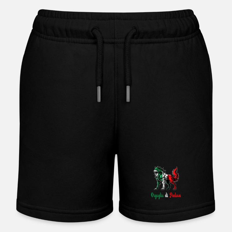 Drapeau de la fierté de Padoue en Italie - Short de jogging enfant bio Stanley/Stella - noir