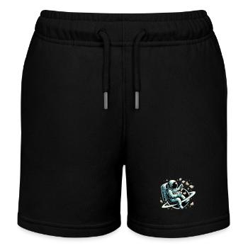 Vareniki Astronaut Yummy Gift - Kids Organic Sweat Shorts by Stanley/Stella - black - Front
