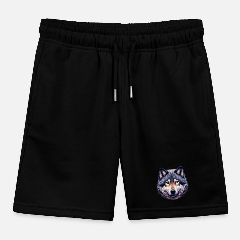 Wolf Kids Organic Sweat Shorts by Stanley/Stella