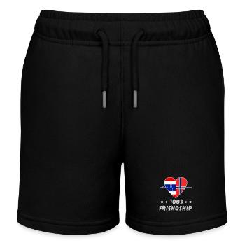 100 % amitié entre la Thaïlande et la Norvège - Short de jogging enfant bio Stanley/Stella - noir - Devant