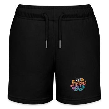 Altruisme Don désintéressé Donner d’école - Short de jogging enfant bio Stanley/Stella - noir - Devant