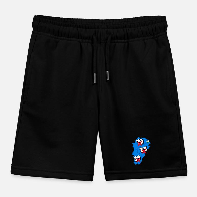 Région franche comté Short de jogging enfant bio Stanley/Stella